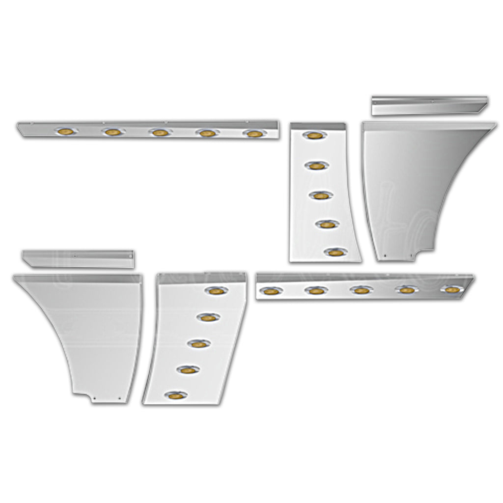 2018+ Peterbilt 389 Long Hood 131" BBC Elite Cab & Cowl Kit