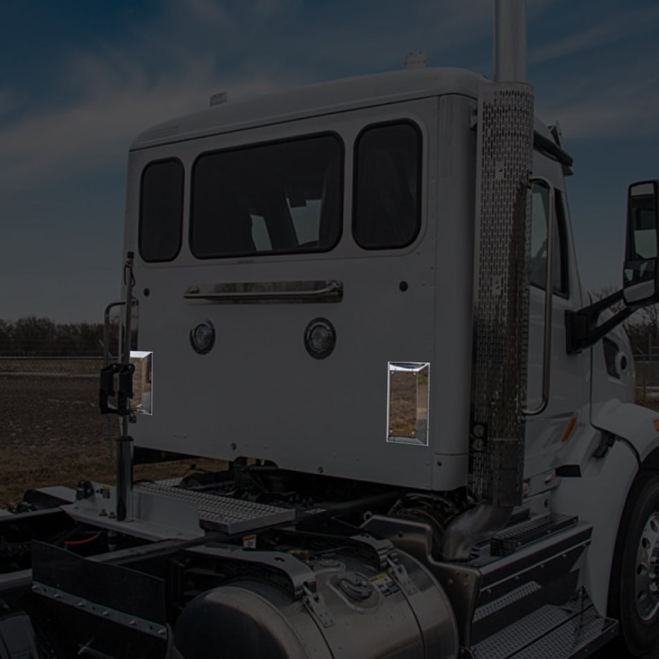 Roadworks Peterbilt 567/579 Back of Sleeper Cab Vent Covers