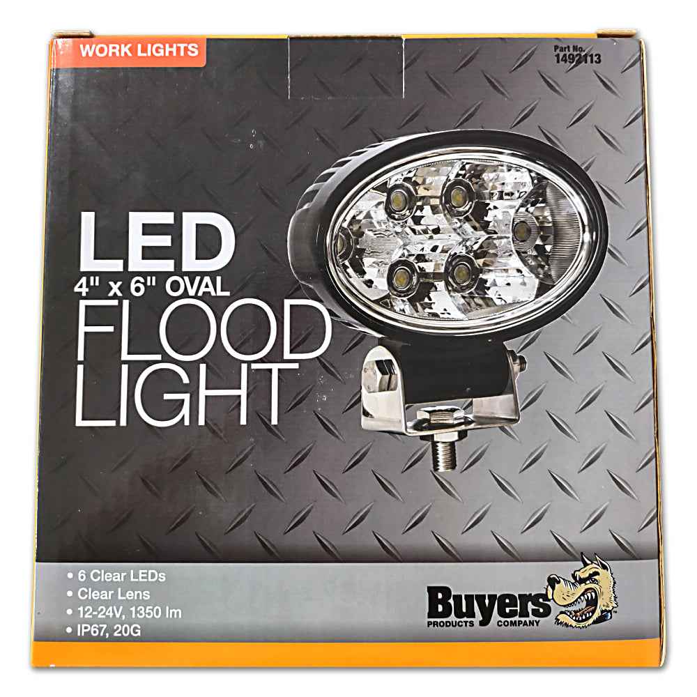 5.75" Clear LED Work Light