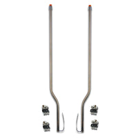 Bores Mfg. - 2019-2022 International / Chevrolet 37" Stainless Steel Bumper Guides