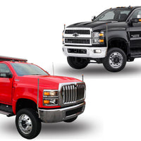 Bores Mfg. - 2019-2022 International / Chevrolet 37" Stainless Steel Bumper Guides