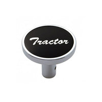 United Pacific "Trailer" or "Tractor" Long Air Valve Knob - Black Aluminum Sticker