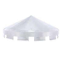 Chrome Pointed Front Axle Replacement Hub Cap