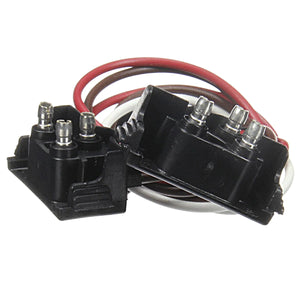 Stop/Turn/Tail Plug, 16 Gauge GPT Wire, Female Straight PL-3, Right Angle PL-3/Right Angle PL-3, 10 in.