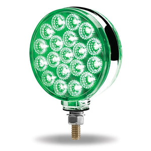 Trux Amber/Red Turn Signal & Marker to Green Aux. LED Double Face Fender Light