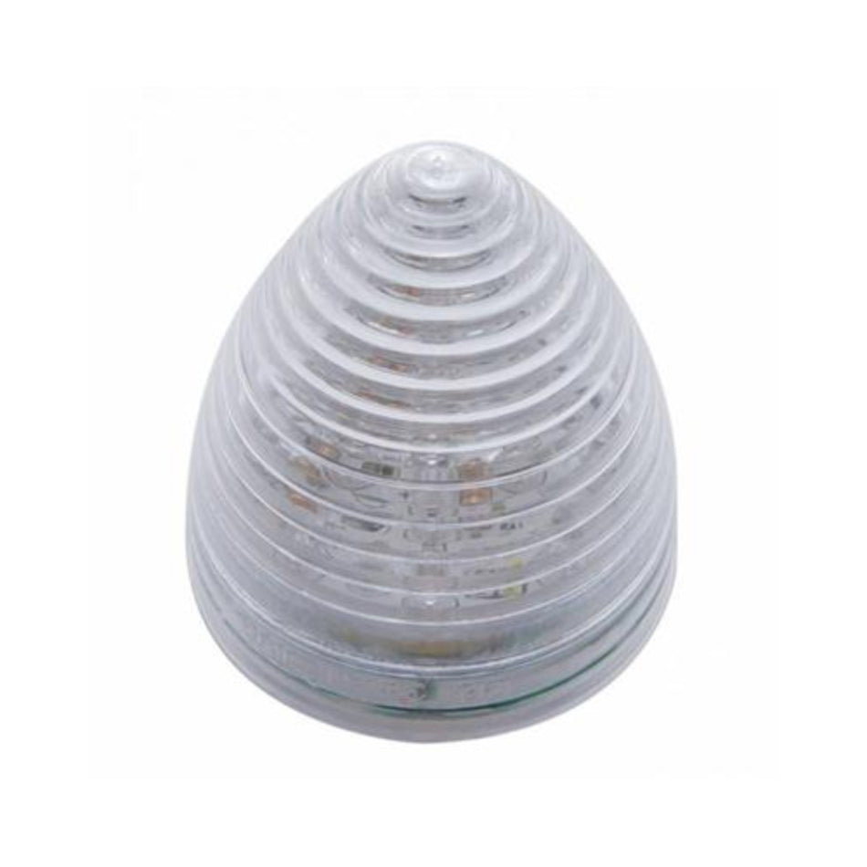United Pacific 13 LED 2-1/2" Beehive Clearance/Marker Light - Red LED/Clear Lens