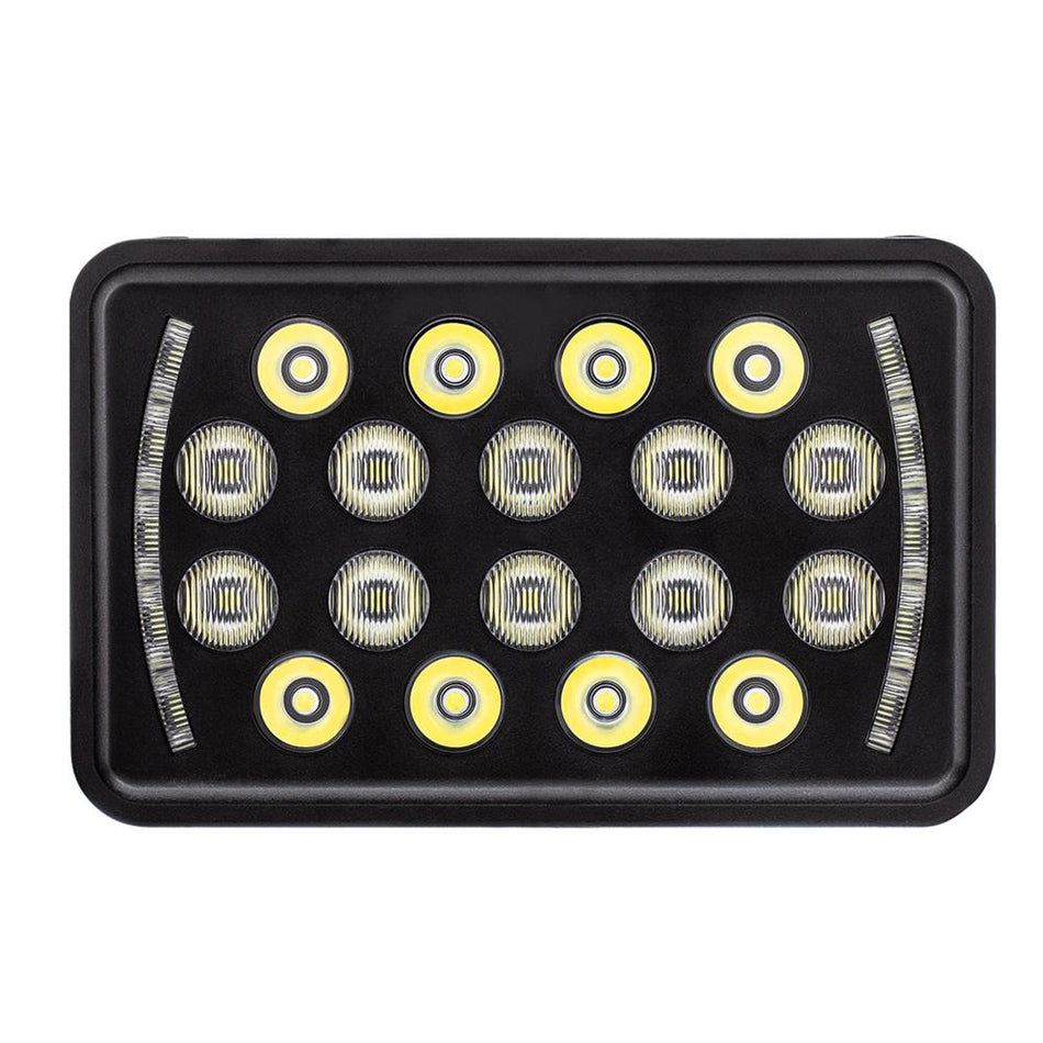 ULTRALIT - 18 High Power LED Rectangular Light With LED Position Light Bar