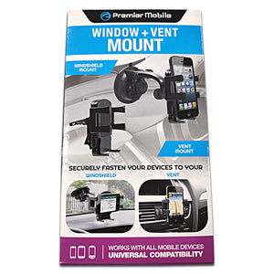 Universal Phone Holder - Window or Vent Mount