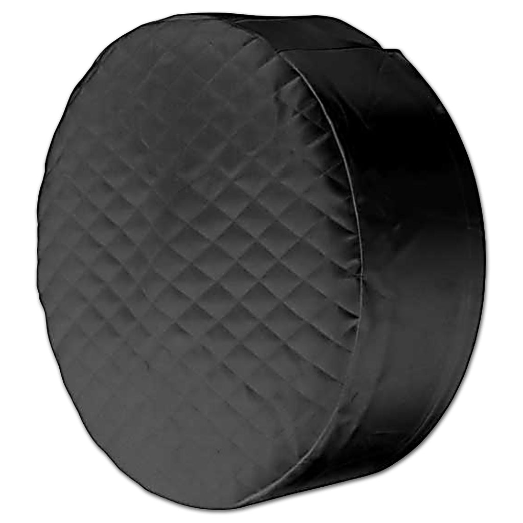Peterbilt Quilted Vinyl 26 Inch Round Tank Covers - Black