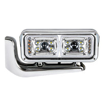 United Pacific 10 LED "Chrome" Headlight w Mount Arm - Passenger or Driver