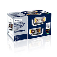 United Pacific 10 LED "Chrome" Headlight w Mount Arm - Passenger or Driver