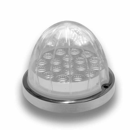 Trux - Red Clearance & Marker to White Auxiliary Watermelon LED Light - 19 Diodes