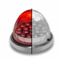 Trux - Red Clearance & Marker to White Auxiliary Watermelon LED Light - 19 Diodes