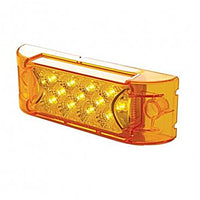 United Pacific 13 LED Reflector Rectangular Clearance/Marker Light - Amber LED/Amber Lens or Red LED/Red Lens