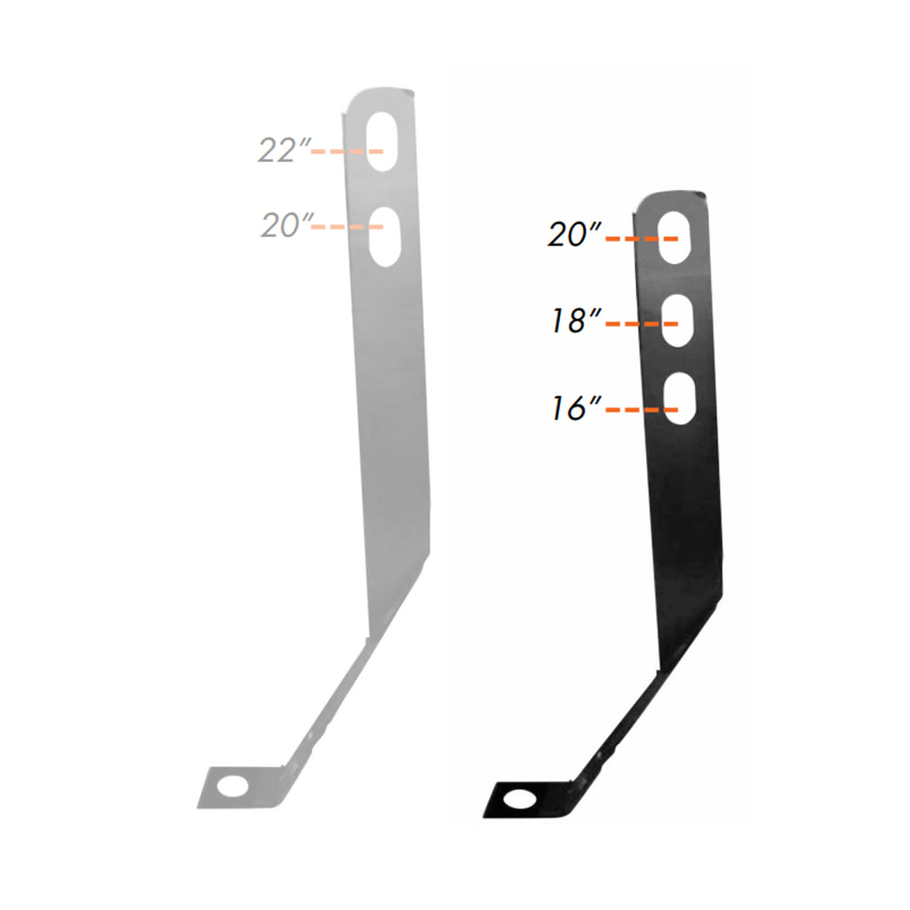 Peterbilt 379 Bumper Support Brackets (Multiple Sizes)