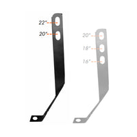 Peterbilt 379 Bumper Support Brackets (Multiple Sizes)