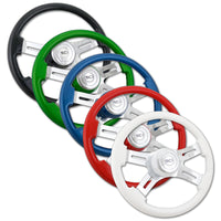 16" 4-Spoke Steering Wheel w/ Matching Bezel