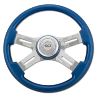 16" 4-Spoke Steering Wheel w/ Matching Bezel