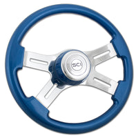 16" 4-Spoke Steering Wheel w/ Matching Bezel