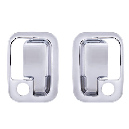United Pacific Chrome Door Handle Trim Cover Set - Pair (Driver & Passenger)