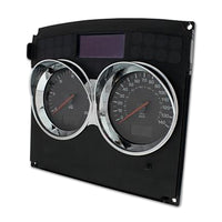 United Pacific Speed/Tachometer Gauge Bezel With Visor For 2006+ Kenworth