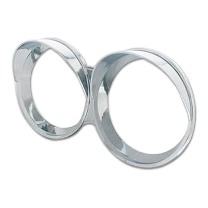 United Pacific Speed/Tachometer Gauge Bezel With Visor For 2006+ Kenworth