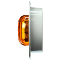 Truck-lite - 10 Series, 2.5" Amber LED Flange Mounted 12V Marker Clearance Light