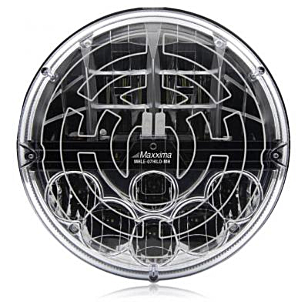 7" Round High/Low Beam LED Head Lamp with MaxxHeat Heated Lens