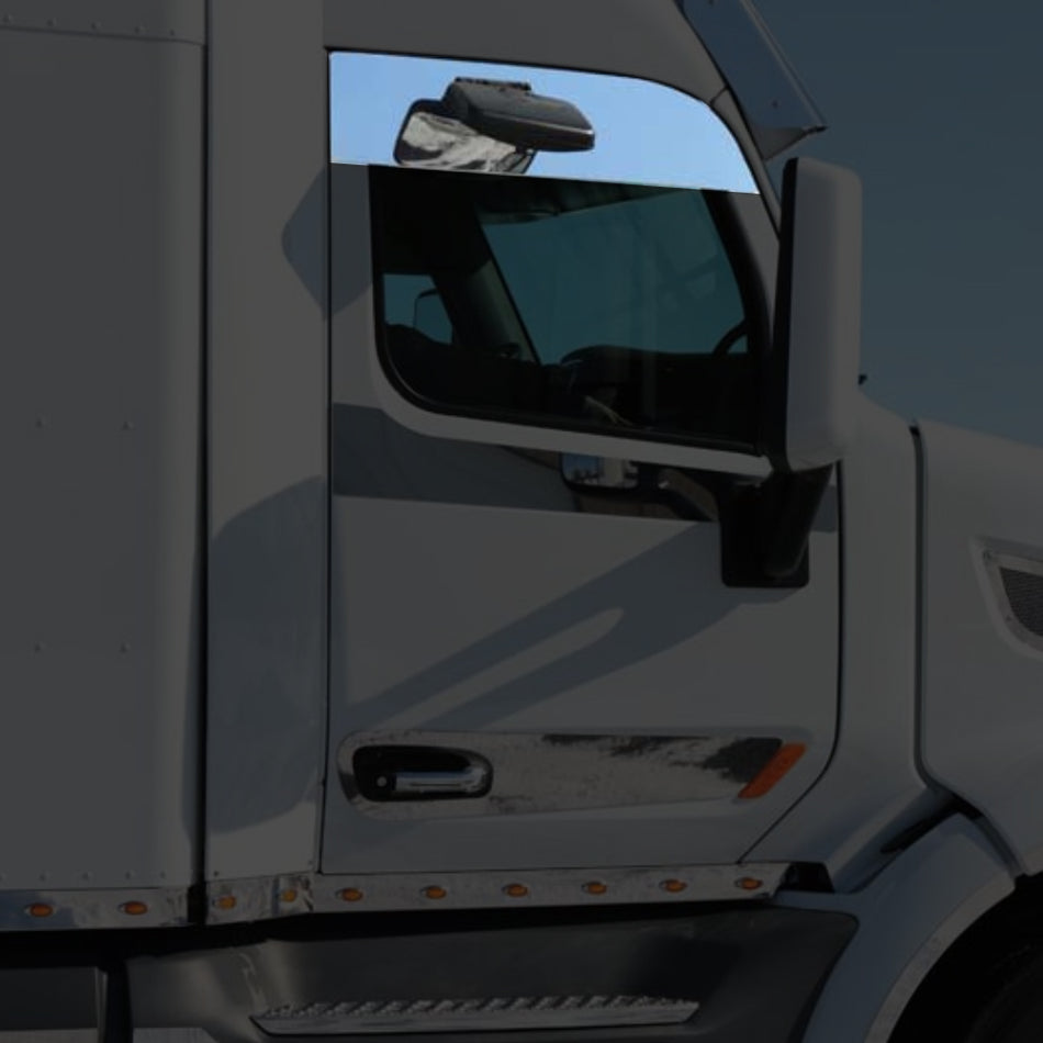 Roadwork's Peterbilt 567 & 579 Stainless Steel Chop Look Panels - 8" Drop