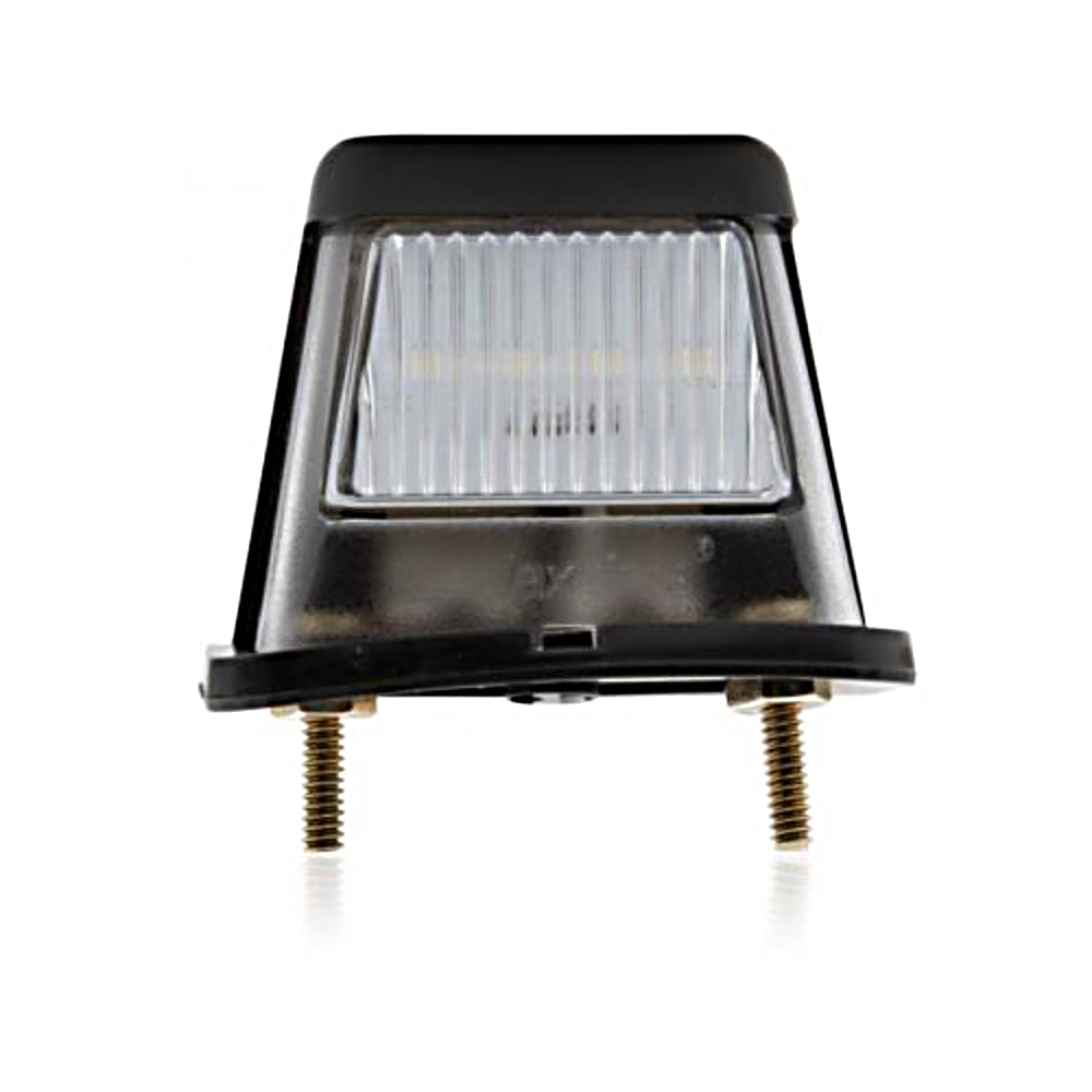 Maxxima - 2.7" x 1.6" Black Housing, 2-Stud, LED License Light