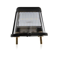 Maxxima - 2.7" x 1.6" Black Housing, 2-Stud, LED License Light