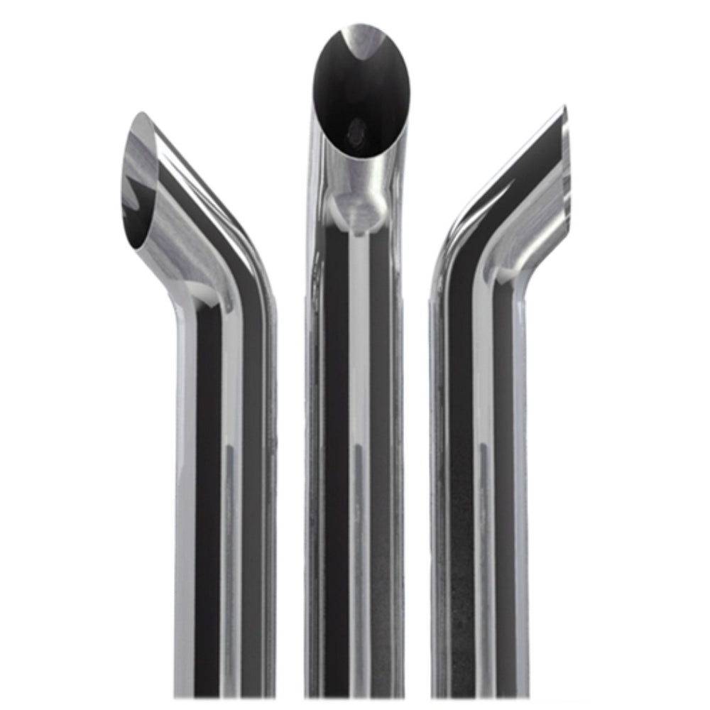 DynaFlex 1986-2007 Kenworth T800 Chrome 6" Reduced To 5" Curved Exhaust Stack