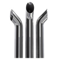 DynaFlex 1986-2007 Kenworth T800 Chrome 6" Reduced To 5" Curved Exhaust Stack