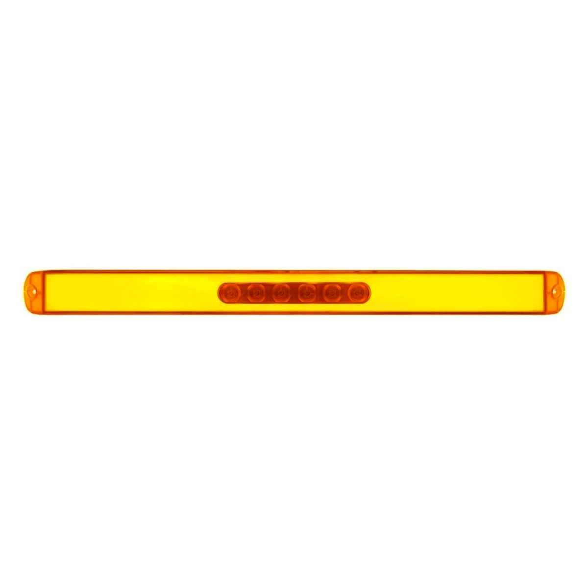 17" 11 LED GLO Light Bar Amber/Amber Lens