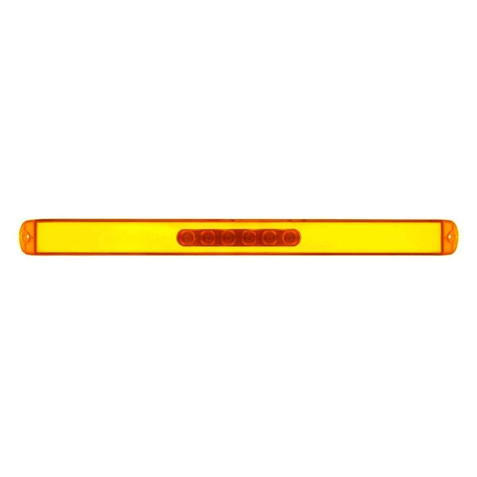 17" 11 LED GLO Light Bar Amber/Amber Lens