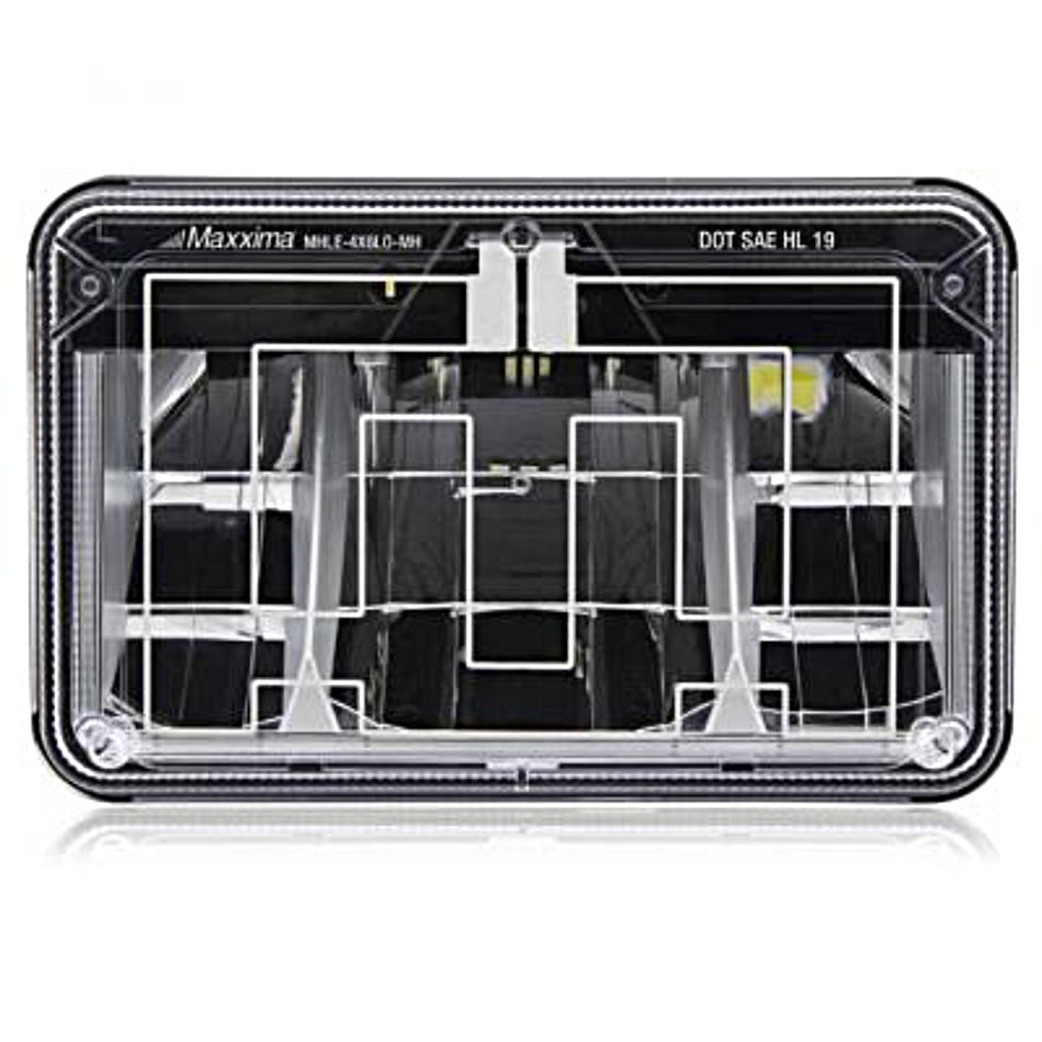 4" x 6" Rectangular High Beam LED Head Lamp with MaxxHeat Heated Lens