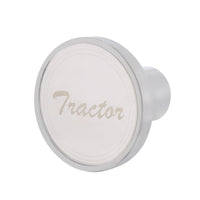 United Pacific Air Valve Knob - Stainless Plaque W/ Cursive Script