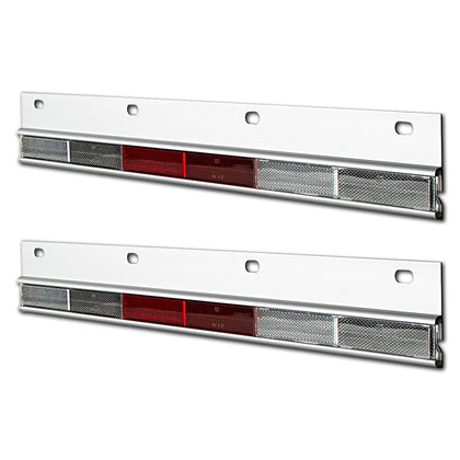 United Pacific - Straight Conspicuity Reflector Plate (Pair)