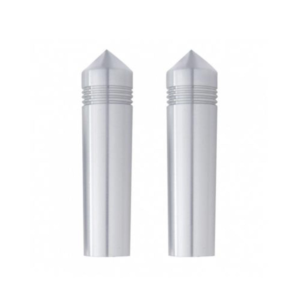 United Pacific Chrome Toggle Switch Extension - Pointed (2 Pack)