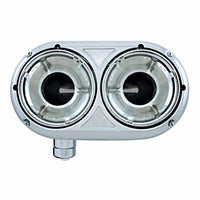 Peterbilt 359 Stainless Dual Headlight Housing w Inner Lamp Bucket - Driver or Passenger