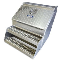 Iconic Metal Gear - 22" Semi Truck Step Boxes w Checkerboard Lid