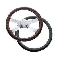 18" Leather Steering Wheel Covers