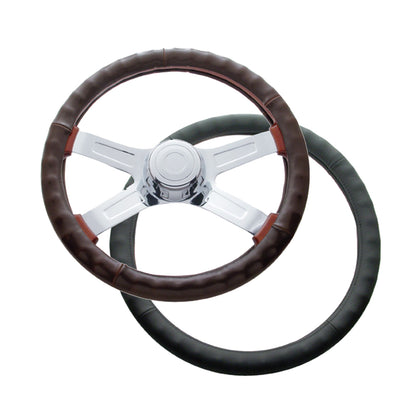 18" Leather Steering Wheel Covers