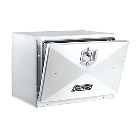 18" x 18" Polished Aluminum Tool Box