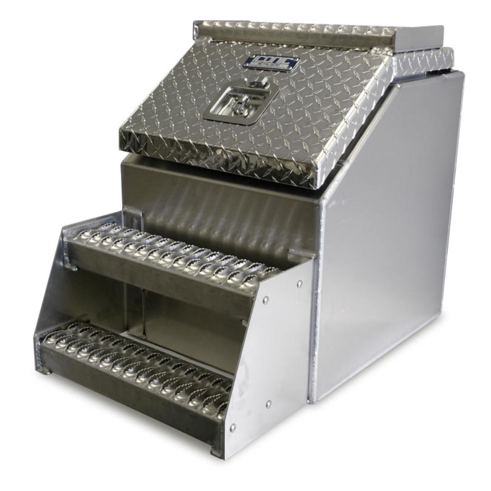 Iconic Metal Gear - 24" Big Mouth Step Box w/ Checkerboard Lid