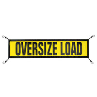 EZ Hook Escort Oversize Load Sign w Bungees