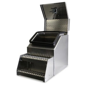 Iconic Metal Gear - 18" Big Mouth Step Box Diamond Plate Lid