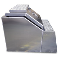 Iconic Metal Gear - 18" Big Mouth Step Box Diamond Plate Lid