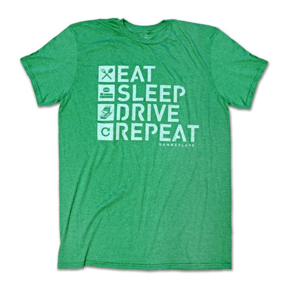 Hammer Lane's "Eat Sleep Drive Repeat" T-shirt