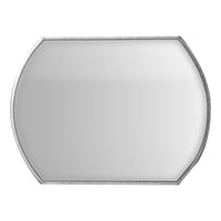 Open Road 4" x 5.5" Rectangle Stick-On Mirror